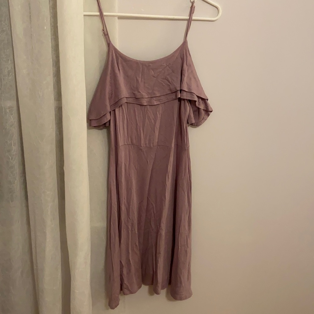 Light purple midi dress